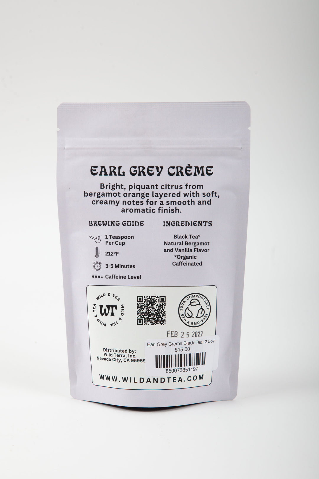 Earl Grey Creme Black Tea – Gravel & Gold