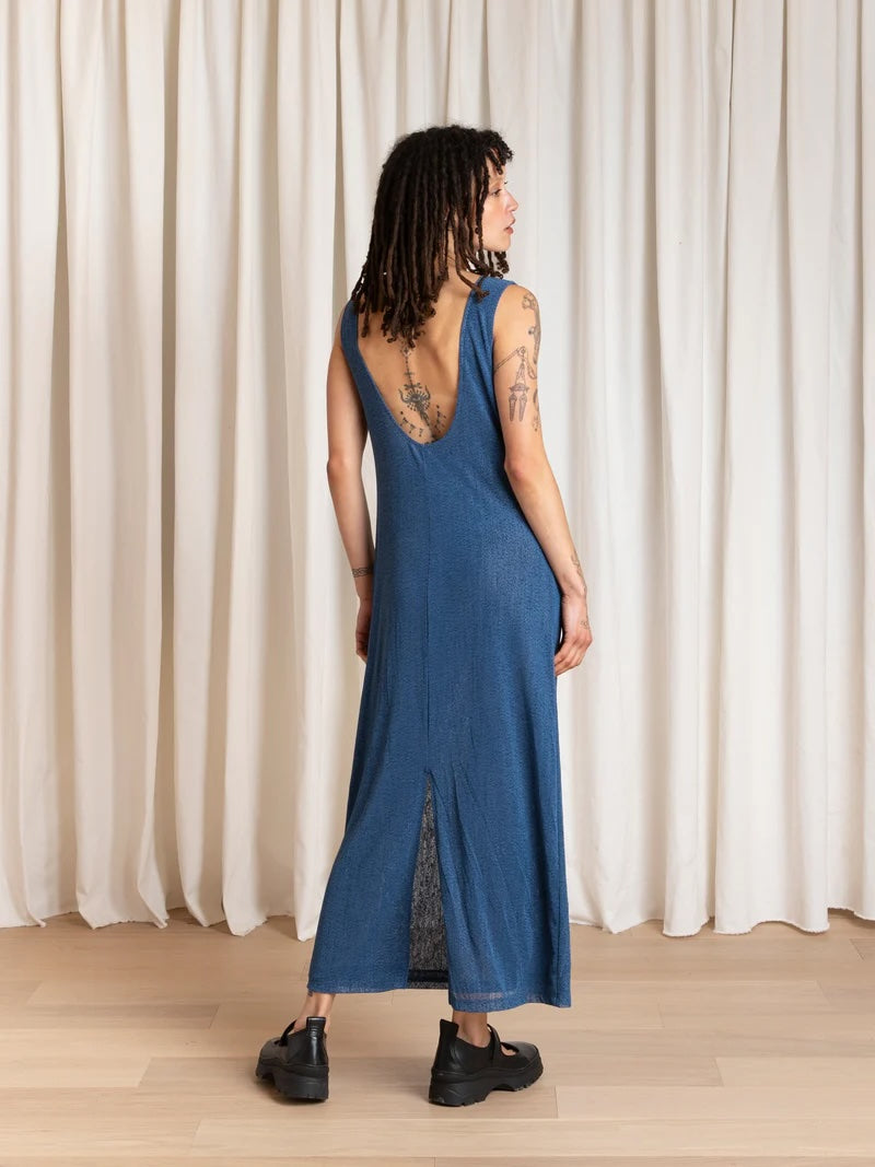 green emerald velvet dress Oriana Metallic Gold Foil Knit Maxi Dress main image 1