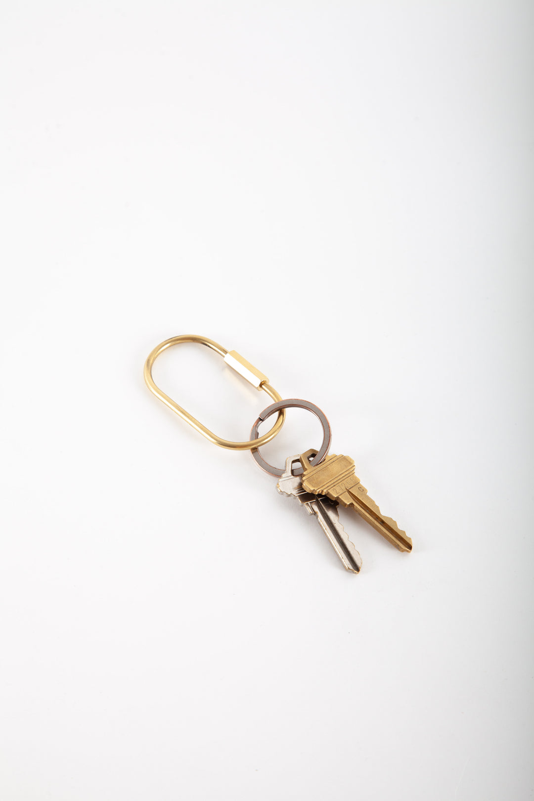 Brass Keyring - O Ring – Gravel & Gold